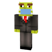 Skin of Shrek in a suit