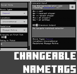 Mod: Change Nametags